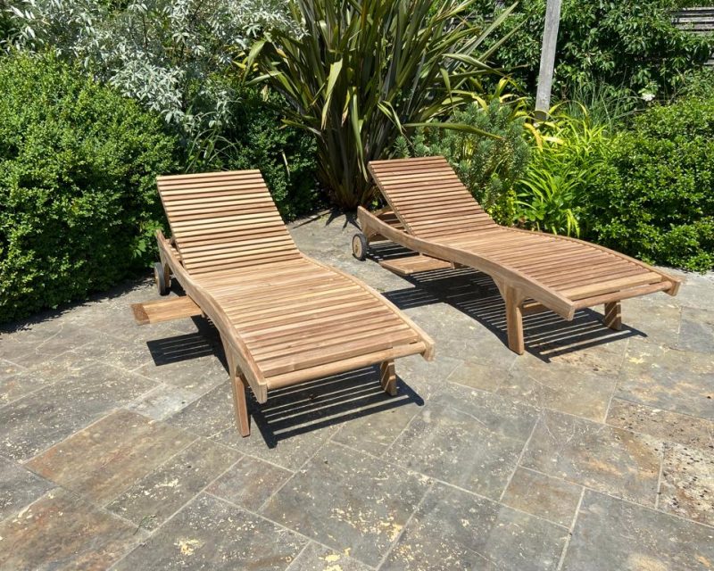 Teak Sun Lounger