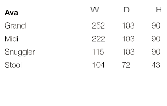 Ava Size Guide