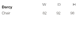 Darcy Size Guide
