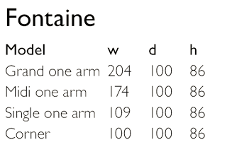 Foutaine Size Guide