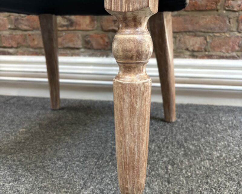 Leon Lloyd Loom side chair - leg detail