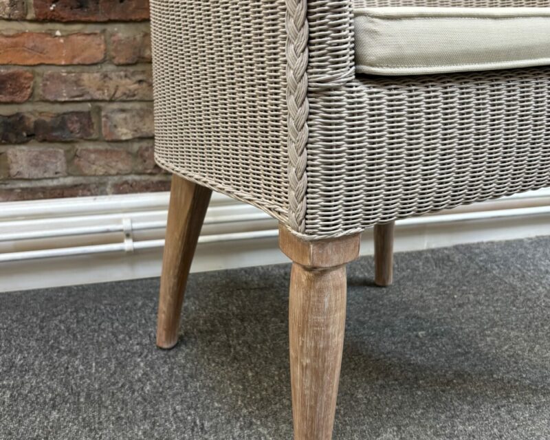 Lloyd Loom Dining chair - Libby - Leg detail