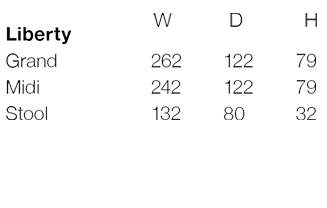 Liberty Size Guide