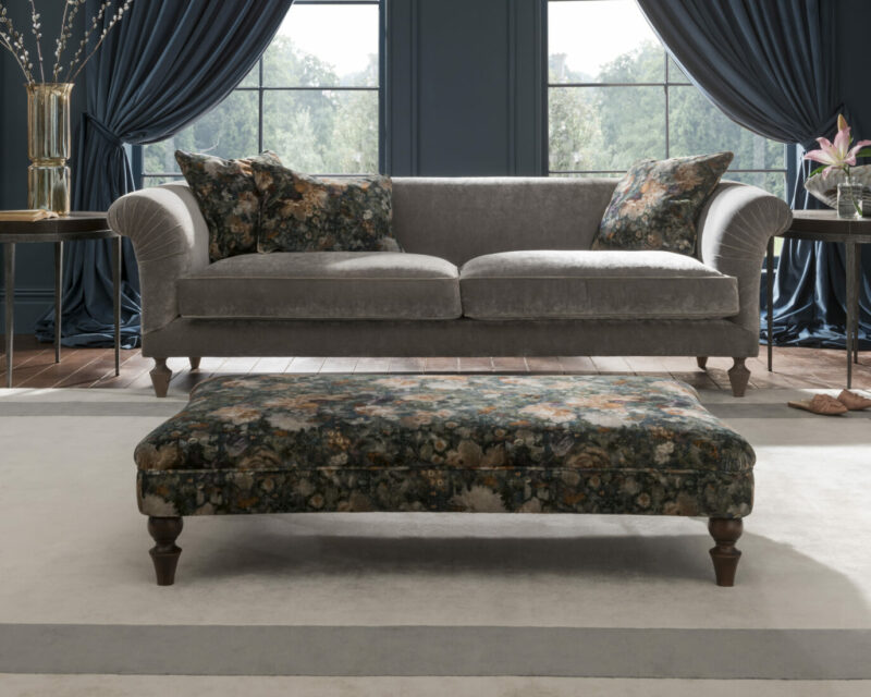 Loretta Grand Sofa in Opium Diamond