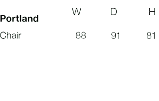 Portland Size Guide