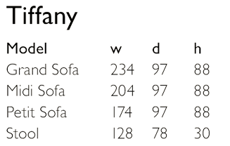Tiffany Size Guide