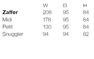 Zaffer Size Guide