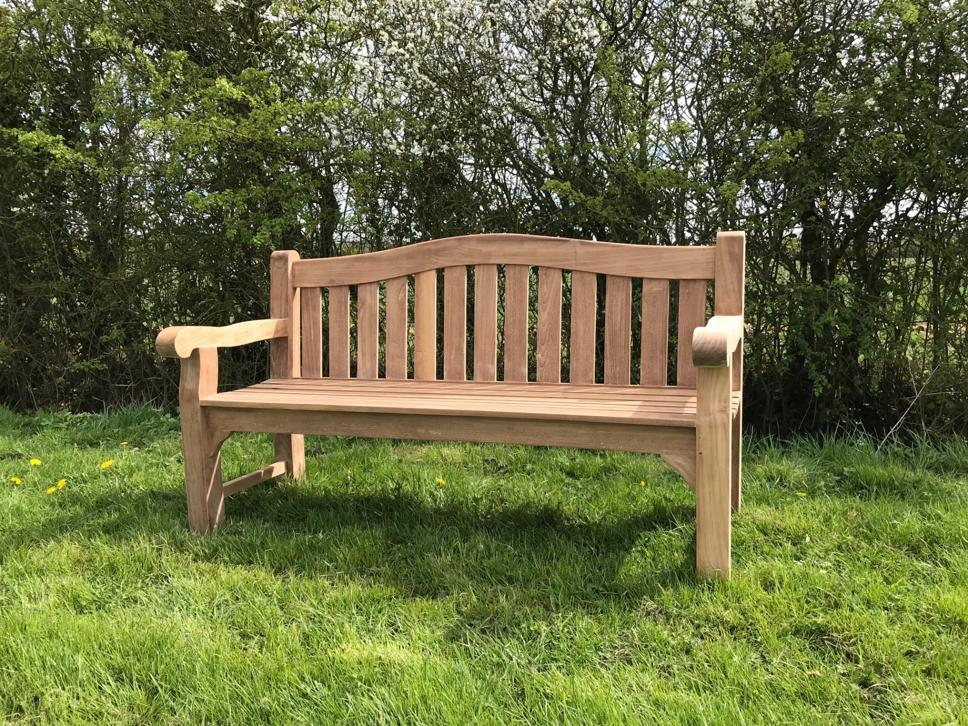 Oxford teak clearance garden bench