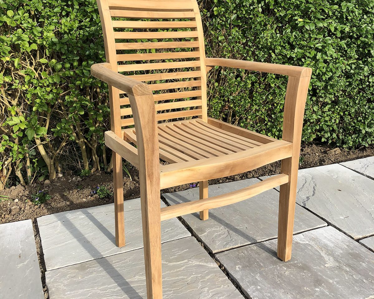 Teak garden chairs for cheap sale