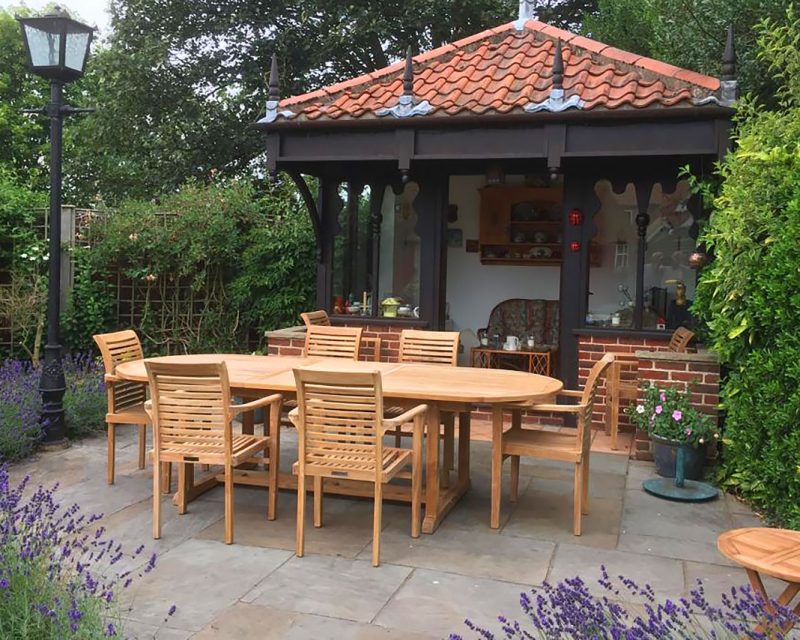 Oval Extending Table