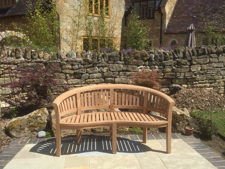 the-wave-teak-bench-lincolnshire